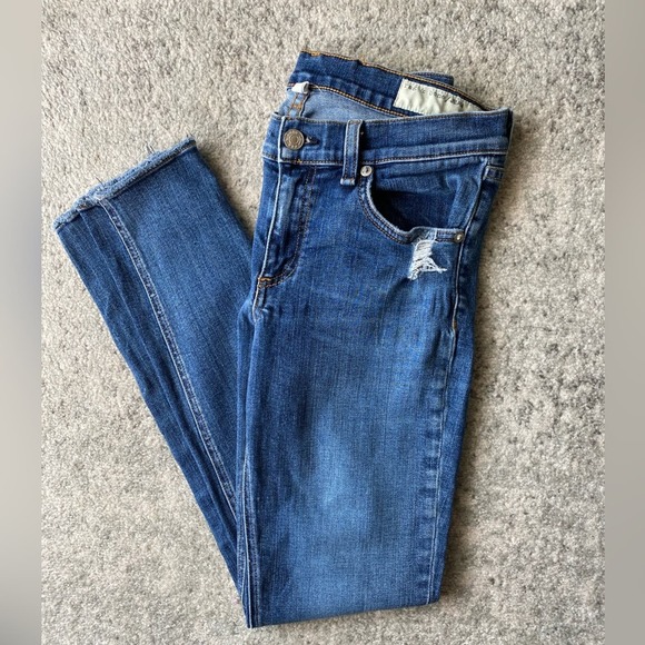 RAG & BONE Women's Skinny Cate La Paz Destroyed Stretch Denim Jeans 28 - Picture 1 of 8